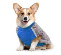 IUOUTG Winter Dog Vest Coat Windproof Warm Pet Puffer Vest Outdoor Jacket With D-Ring And Hook & Loop Adjustable Reflective Puppy Outfit For Small Medium Large Dogs