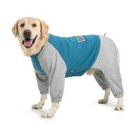 IUOUTG Winter Warm Dog Pajamas Bodysuit For Large Dogs Soft Breathable Lightweight 4 Legs Long Sleeved Full Body Pullover Pet Onesie Jumpsuit Recovery Suit For Dogs