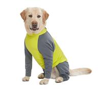 IUOUTG Winter Waterproof Dog Coat Onesies For After Surgery Lightweight Stretchy Dog Pajamas Bodysuit With Zipper & 4 Legs Long Sleeves For Medium Large Dogs
