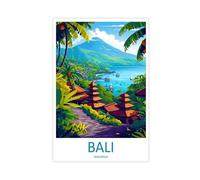 IUOYTTU Bali Travel Art Indonesia Art Gift (5) Canvas Poster Wall Art Decor Print Picture Paintings for Living Room Bedroom Decoration 20x30inch(50x75cm)
