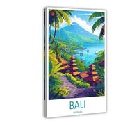 IUOYTTU Bali Travel Art Indonesia Art Gift (5) Canvas Poster Wall Art Decor Print Picture Paintings for Living Room Bedroom Decoration 24x36inch(60x90cm)