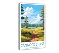 IUOYTTU Cannock Chase Travel Art (2) Canvas Poster Wall Art Decor Print Picture Paintings for Living Room Bedroom Decoration 24x36inch(60x90cm)