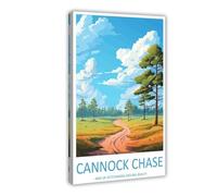 IUOYTTU Cannock Chase Travel Art (3) Canvas Poster Wall Art Decor Print Picture Paintings for Living Room Bedroom Decoration 20x30inch(50x75cm)