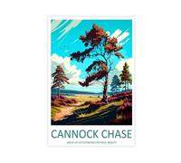 IUOYTTU Cannock Chase Travel Art (4) Canvas Poster Wall Art Decor Print Picture Paintings for Living Room Bedroom Decoration 12x18inch(30x45cm)