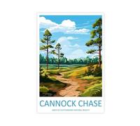 IUOYTTU Cannock Chase Travel Art Canvas Poster Bedroom Decor Landscape Office Room Decor Gift 24x36inch(60x90cm)