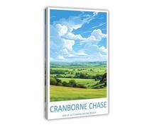 IUOYTTU Cranborne Chase Travel Art Canvas Poster Wall Art Decor Print Picture Paintings for Living Room Bedroom Decoration 12x18inch(30x45cm)