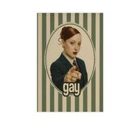 IUOYTTU Gay Pointer Poster - Vintage-Style Funny Canvas Poster Bedroom Decor Landscape Office Room Decor Gift 12x18inch(30x45cm)