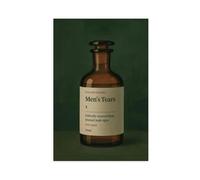 IUOYTTU Men’s Tears Bottle - Feminist Satirical Art Canvas Poster Bedroom Decor Landscape Office Room Decor Gift 16x24inch(40x60cm)