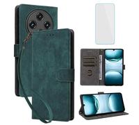 IUQXU RFID Wallet Phone Case for UMIDIGI G100 4G/G100A Green