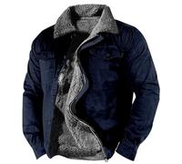 Iurek UK Mens Vintage Skull Print Tactical Zip Up Hooded Fleece Jacket Mens Tweed Coat Warm Overcoat Green Fleece Zip Up Suede Leather Jacket Windcheater Jacket for Men 3 in 1 Jacket Men's Red 2