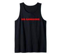 Ius Sanguinis Nationality Principle of Descent Citizenship Tank Top