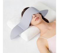 iuscacey Deep Sleep Weighted Eye Mask - Gravity Pressure Sleep Aid for Insomnia, Light Blocking Silk Mask, Stress Relief, Home/Office/Travel, Gift Box,gray