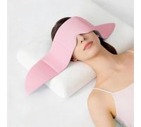 iuscacey Deep Sleep Weighted Eye Mask - Gravity Pressure Sleep Aid for Insomnia, Light Blocking Silk Mask, Stress Relief, Home/Office/Travel, Gift Box,pink