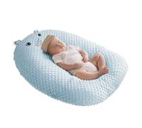 iuscacey Infant Anti-Reflux Pillow - 15° Incline Newborn Feeding Support Pillow with Soft Dotted Surface, Anti-Spit Up Pillow, Breathable & Washable,blue