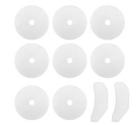 IUSOT 10Pcs Tumble Dryer Cloth Exhaust Filter, 235mm x 34mm, 8 Pcs 227x33mm Cloth Dryer Exhausts with 2 Pcs Air Intake Filters Replacements, Tumble Dryer Filter for Bush DHB7VTDW DHB7VTDB TD3CNBW