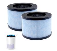 IUSOT 2 Pack DH-JH01 & DH-JH06 for CONOPU Air Purifier Filter, H13 HEPA Filter, Filter Compatible for DH-JH01/JH06 Air Scrubber, True HEPA Replacement,for AROEVE Kloudi Air Purifier 4-Layer Filtration