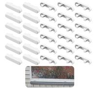 IUSOT 30PCS Weep Hole Drainage Covers, Window Vent Cover, Window Drainage Cover Caps for UPVC Windows, Durable Drainage Caps to Prevent Clogs, Replacement Drainage Caps(White)