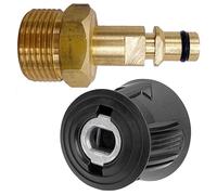 IUSOT High Pressure Washer Adapter for Karcher K2 K3 K4 K5 K6 K7 Series, Hose Pipe Fittings, Brass M22 Washer Gun Hose Pipe Convert Tool(M22 14MM Fitting Hose Connector)