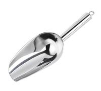 IUSOT Ice Scoop 6oz, Stainless Steel Sweet Scoops for Ice, Candy, Flour, Pet Food, Metal Food Scoop for Bar, Buffet, Kitchen, Wedding, Dishwasher Safe