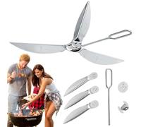 IUSOT Weber One-Touch 22-1/2 Inch Cleaning Kit Replacement Parts for Weber 57 cm Ball Grille, Heat Resistant and Robust Design, Compatible with Weber 7444, for