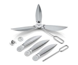 IUSOT Weber One-Touch 22-1/2 Inch Cleaning Kit Replacement Parts for Weber 57 cm Ball Grille, Heat Resistant and Robust Design, Compatible with Weber 7444, for