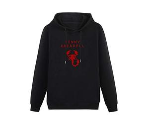 IUTffzr Penny Dreadful Scorpion Mens Pullover Sweatshirts Fashion Casual Unisex Black Hoodies XL