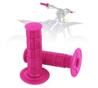IUVWISN 1 Pair Dirt Pit Bike Handlebar Grip Rubber Handle Bar for Surron Sur Ron Light Bee X S LBX Electric EBike Motorcycle Pink