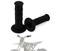 IUVWISN 1 Pair Dirt Pit Bike Handlebar Grip Rubber Handle Bar for Surron Sur Ron Light Bee X S LBX Electric EBike Motorcycle Black