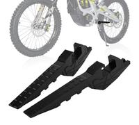 IUVWISN Dirt Bike Passenger Foot Pegs Rear Footpegs Passenger Rest Pedal Bracket CNC for Surron Sur Ron Light Bee X S LBX Talaria Sting R MX3 MX4 X3 XXX E-Ride Pro SS S Electric EBike Black