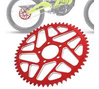 IUVWISN Dirt Bike Sprocket 54 Teeth Rear Chain Sprockets 420 / 54T for Surron Sur Ron Light Bee X S LBX Electric EBike Red