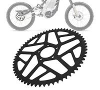 IUVWISN Dirt Bike Sprocket 58 Teeth Rear Chain Sprockets 420 / 58T for Surron Sur Ron Light Bee X S LBX Electric EBike Black
