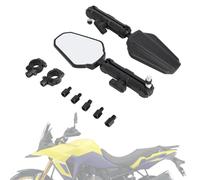 IUVWISN Double Take Motorcycle Mirrors 360 Degree Adjustment Motorbike Rear View Side Mirrors Universal Rear View Mirror for Street Bike for 22mm 7/8’’ Handlebar