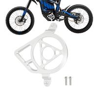 IUVWISN Engine Case Saver CNC for Talaria Sting MX4 MX5/PRO, Electric Dirt Bike Engine Case Guard Motor Cover Compatible Fit for Taparia Stable Anodized Easy Installation Silver