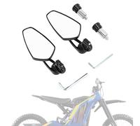 IUVWISN Rear View Side Mirrors Rearview 7/8" 22mm Handle Bar Mirrors for Surron Sur Ron LBX Light Bee X/S E-Ride Pro SR S SS Talaria Sting MX3/R MX4 Talaria X3 XXX X Electric Dirt Bike Black