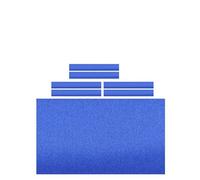 IUVYTA Billiard Cloth 7ft/8ft/9ft Billiards Pool Tablecloth with Cushion Strips Snooker Cloth Felt Billiard Table Cover Set(9ft Blue)