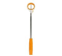 IUVYTA Golf Ball Retriever Telescopic Golf Ball Retriever Portable Catcher Pick Up Tools Stainless Steel Shaft Scoop Automatic Locking Picker(Orange)
