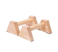 IUVYTA Parallettes Bars 1 Pair Push-Ups Double Rod Stand Gymnastics Calisthenics Handstand Bar Wooden Gym Fitness Tools Training Equipment(30x11x14cm)
