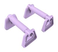 IUVYTA Parallettes Bars 1 Pair Street Fitness Push Up Bar Non-slip Thickened Handle Flatland Triceps Pectoralis Major Planche Gym(Purple)
