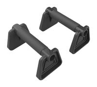 IUVYTA Parallettes Bars 1 Pair Street Fitness Push Up Bar Non-slip Thickened Handle Flatland Triceps Pectoralis Major Planche Gym(Black)
