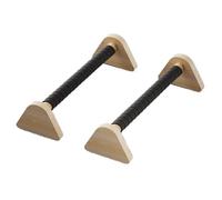 IUVYTA Parallettes Bars 2pcs Wooden Push-up Bar Stands Gym Push Ups Rack Board Fitness Exercise Body Building Training Handstand Parallel Rod(40CM)