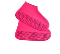 IUVYTA Waterproof Shoe Covers Anti-fouling Silicone Shoe Covers Waterproof Rain Boot Outdoor Reusable Thickened(Red,40-42)