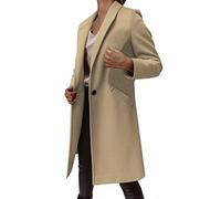 Iuyhau Women's Casual Long Sleeve Draped Open Front Wool Cardigan Coat 2023 Fall Winter Casual Knit Oversized Sweater with Pockets Long Dressy Coatigan Cardigan Jackets Sweater