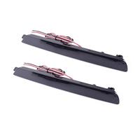 IUYHGTR Auto Rear Bumper Reflector Compatible With Mazda 3 2004 2005 2006 2007 2008 2009 1 Pair Car Rear Left Right Bumper Light Reflector Brake Lamp Without Bulb(Black)