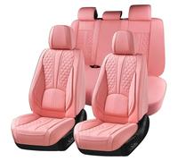 IUYHGTR Car Seat Covers Compatible With Hyundai Model Breathable Car Seats Covers For 5-Seater Sedans/SUVs Easy To Clean And Install Interior Accessories(Pink)