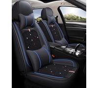IUYIXWFP 5 seated car seat covers Complete set, all weather leather Leather.,B