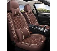 IUYIXWFP 5 seated car seat covers Complete set, all weather leather Leather.,F