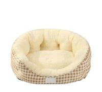 IUYIXWFP Cat Beds for Indoor Cats with Side, Dog Bed for Small Dogs, Cute Calming Pet Sofa with Washable, Cuddle Kitten with Anti-Slip,S