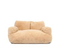 IUYIXWFP Dog Couch, Supportive Small Dog Bed for Puppy and Cats with Removable Washable Cover, Fluffy Cat Couch with Non-Slip Bottom,B,75 * 51 * 28cm