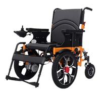 IUYIXWFP Electric Wheelchair, Lightweight Folding Powered Wheelchair for Adults, Portable Foldable Carry Wheelchairs, All Terrain Mobility Scooters for Seniors,20A