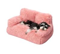 IUYIXWFP Elegant chat bed, fluffy fluffy sofa for cat sofa for dogs cannhable washable - 4 colors Large chat basket bed for kitten for interior cat,B,55 * 38 * 18CM